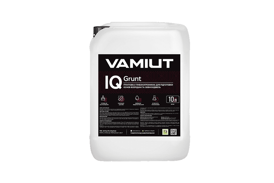 Грунтовка глибокопроникна універсальна VAMIUT IQ Grunt